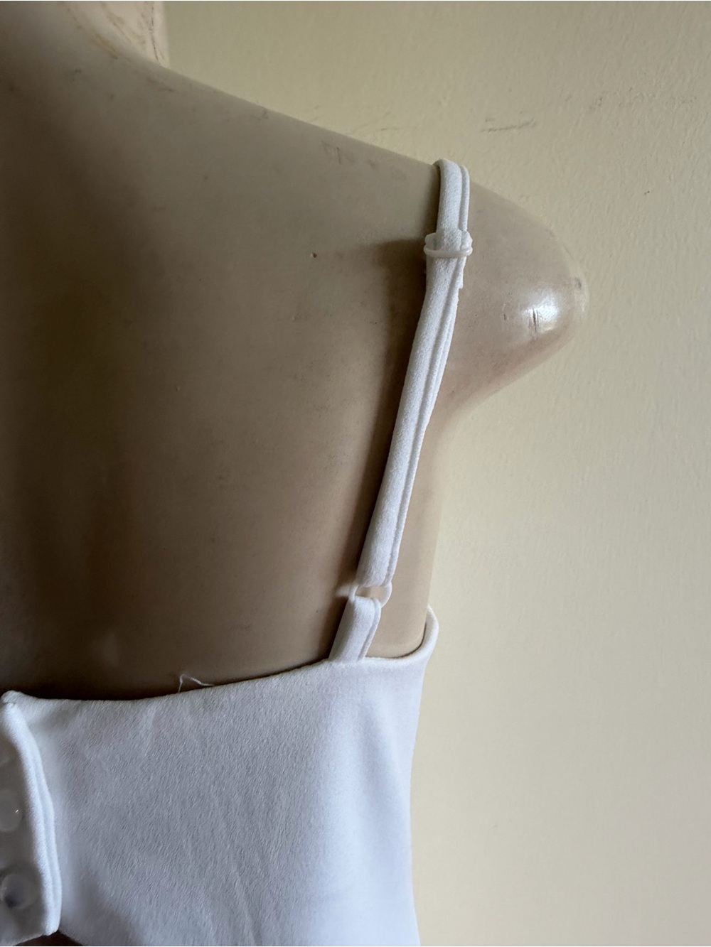 White Tiered Cutout mini Dress - Picture 2 of 12
